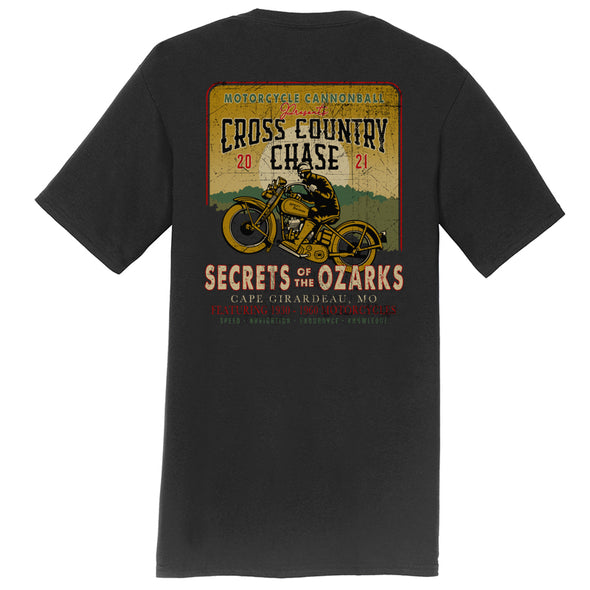 2021 Cross Country Chase "Secrets of the Ozarks" Vintage Event Shirt