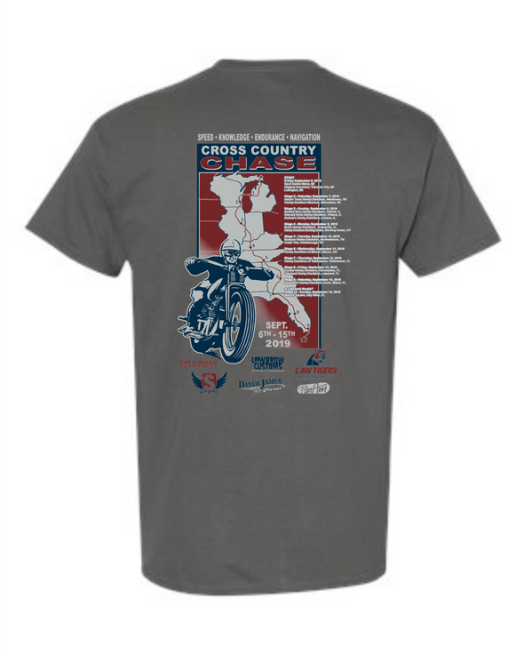 2019 Cross Country Chase Route Event T-Shirt