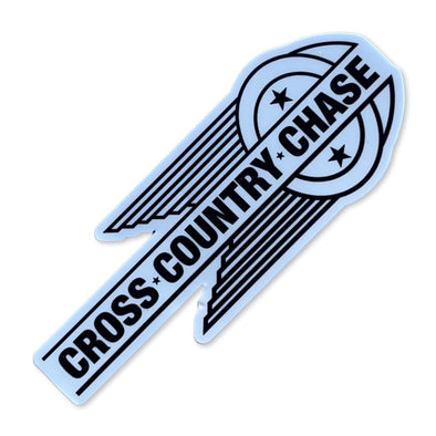 Cross Country Chase B&W Speedball Sticker