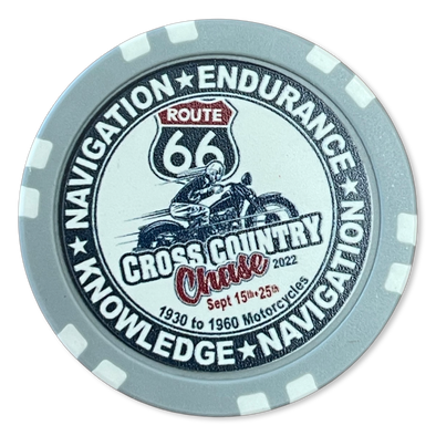 2022 Limited Edition Route 66 Event Poker Chip