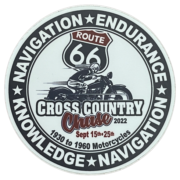 2022 Cross Country Chase Event Sticker