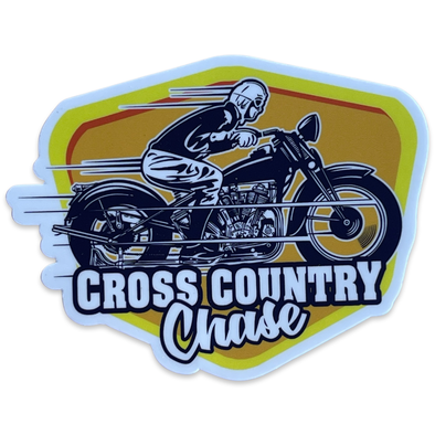 Cross Country Chase Rider Logo Sticker